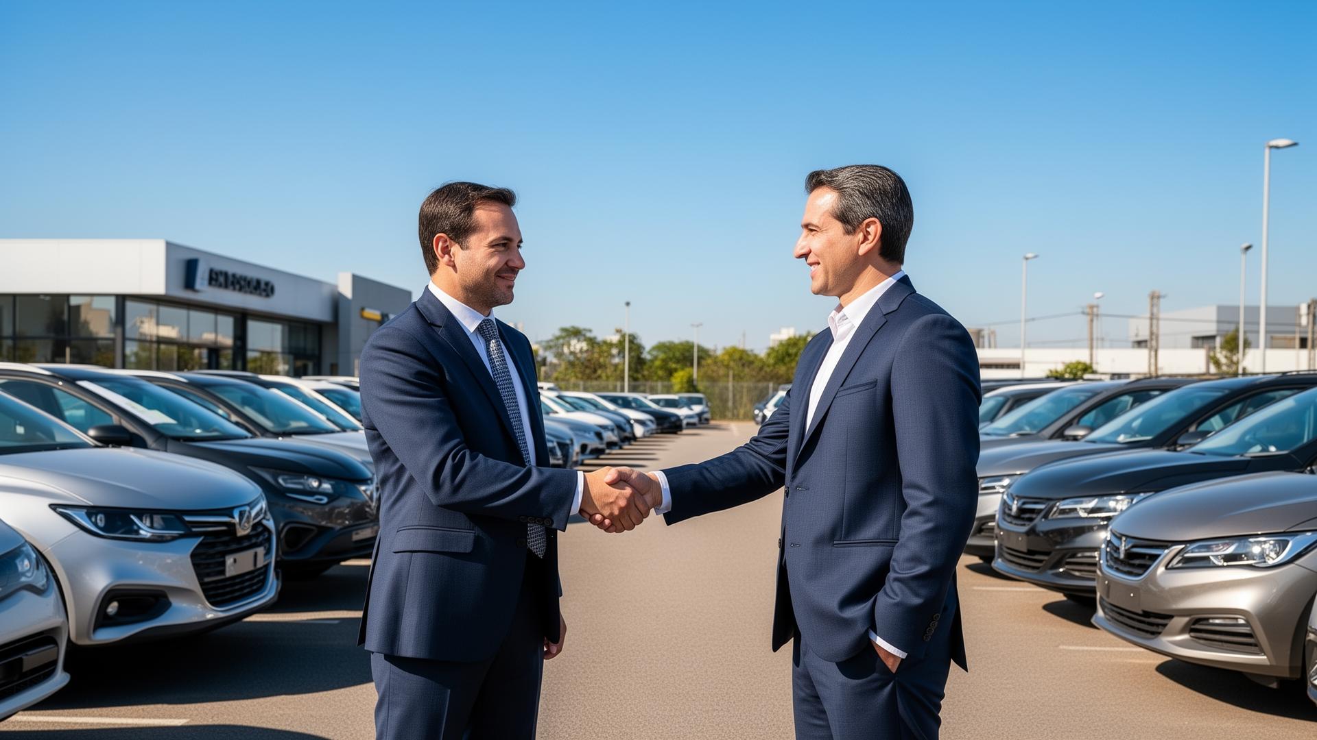 Parceria com lojistas para repasse de carros